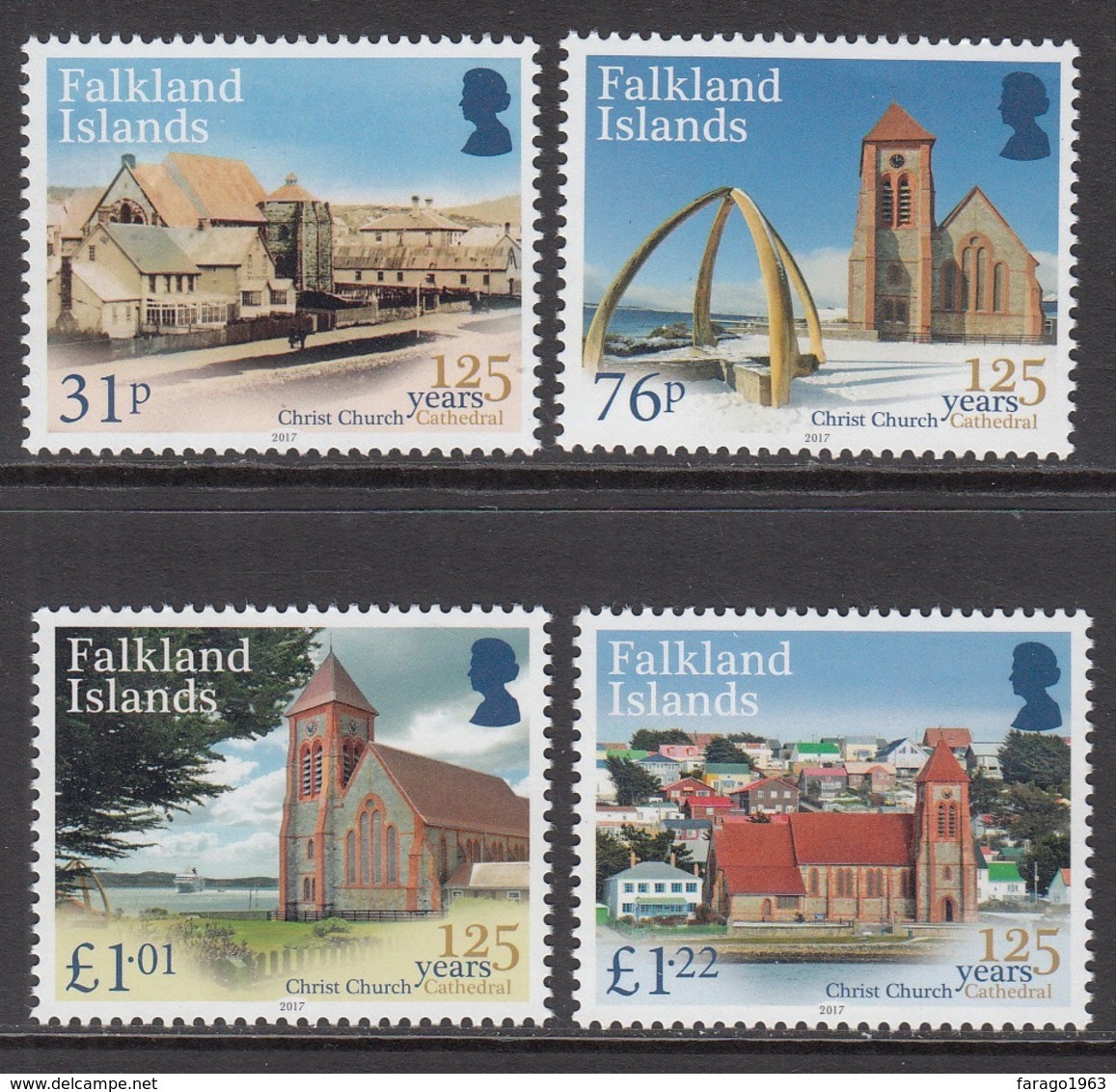 2017 Falkland Islands Complete Set Of 4 @  Face Value - Falkland