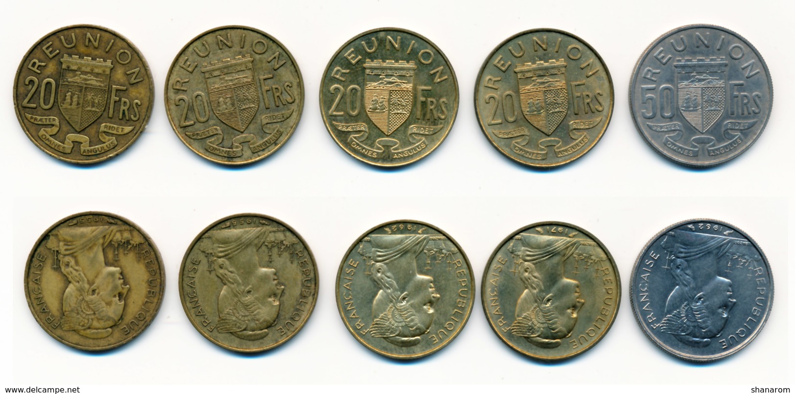 TOGO / CAYENNE / MARTINIQUE / MADAGASCAR / REUNION / AEF ... // SET OF COINS // Divers 32 Pièces