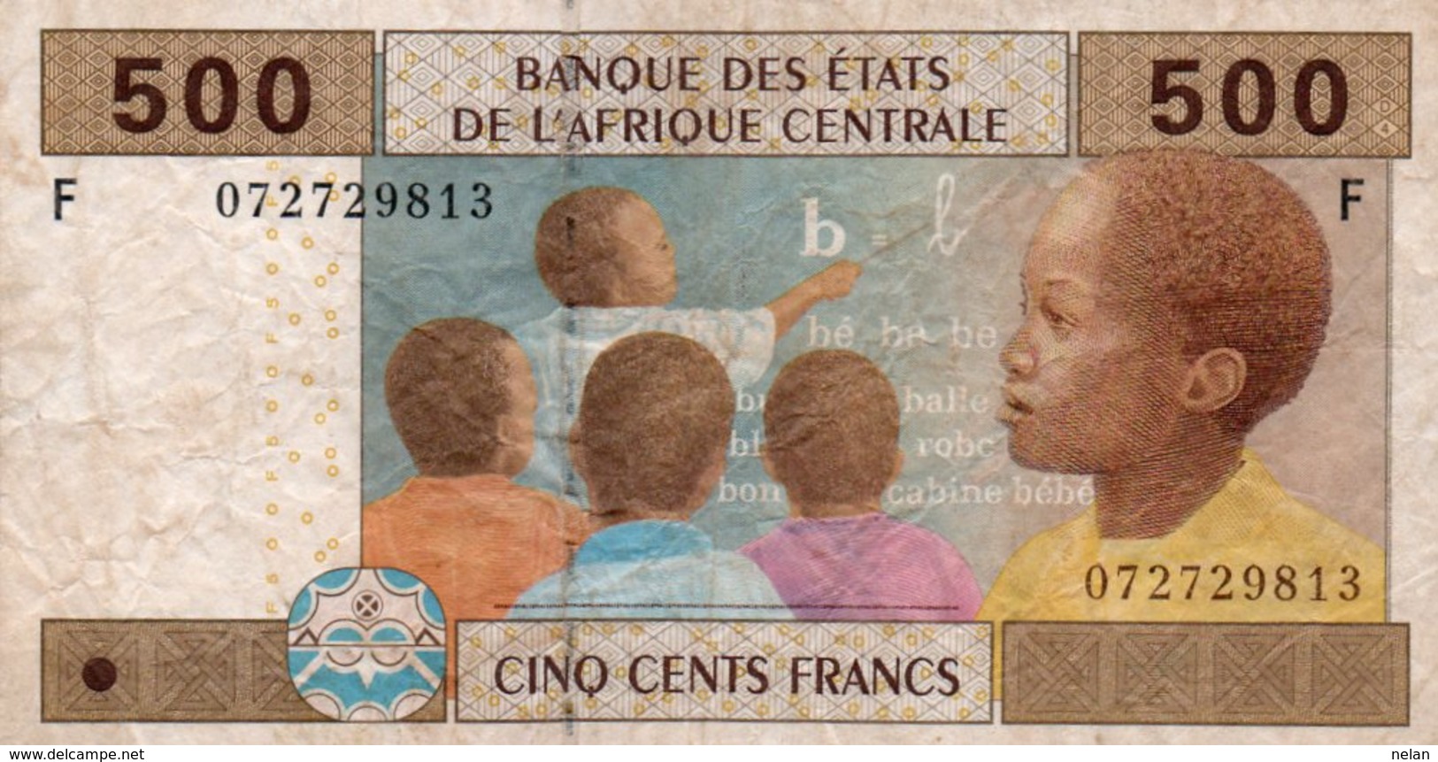 CENTRAL AFRICAN STATES 500 FRANCS 2002 P-506 Fa F For Equatorial Guinea  CIRC. - Zentralafrikanische Staaten