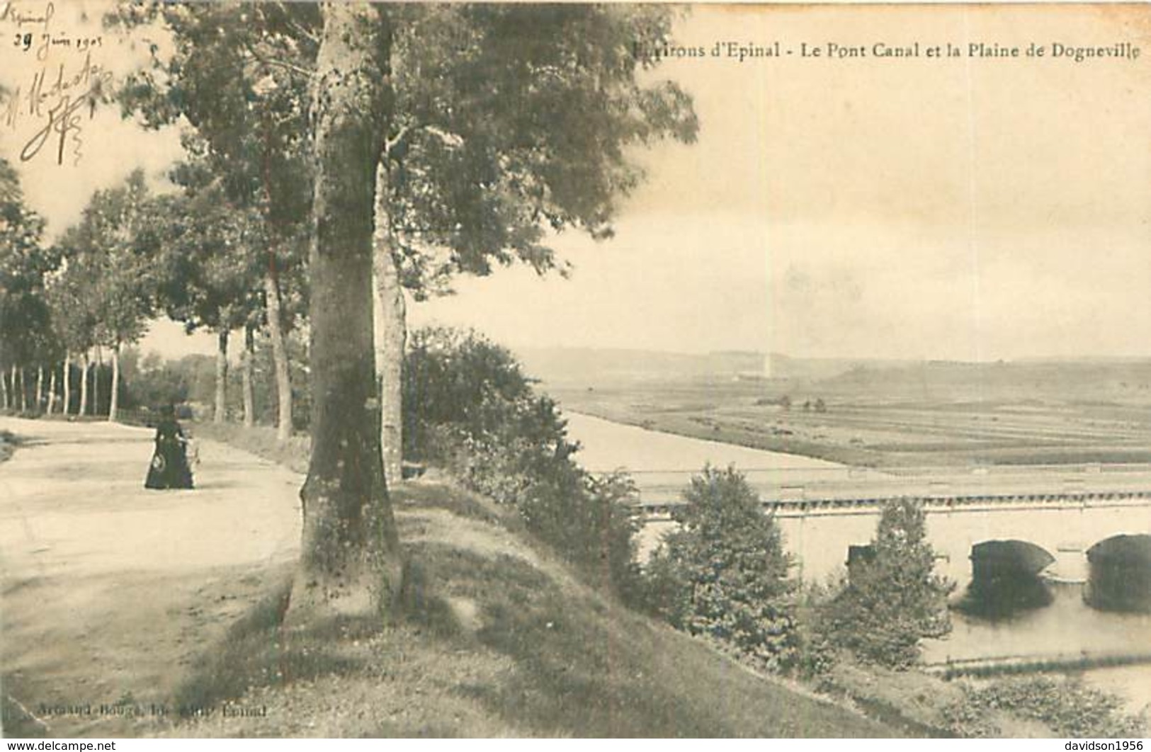 Cpa - Environs D ' Epinal -  Le Pont Canal Et La Plaine De Dorgneville       AF96 - Epinal