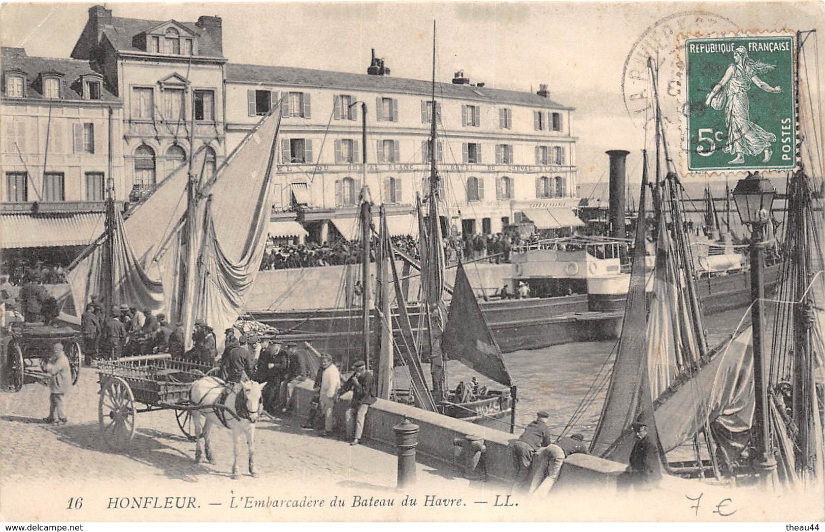 ¤¤   -   HONFLEUR   -   L'Embarcadère Du Bateau Du Havre    -  ¤¤ - Honfleur