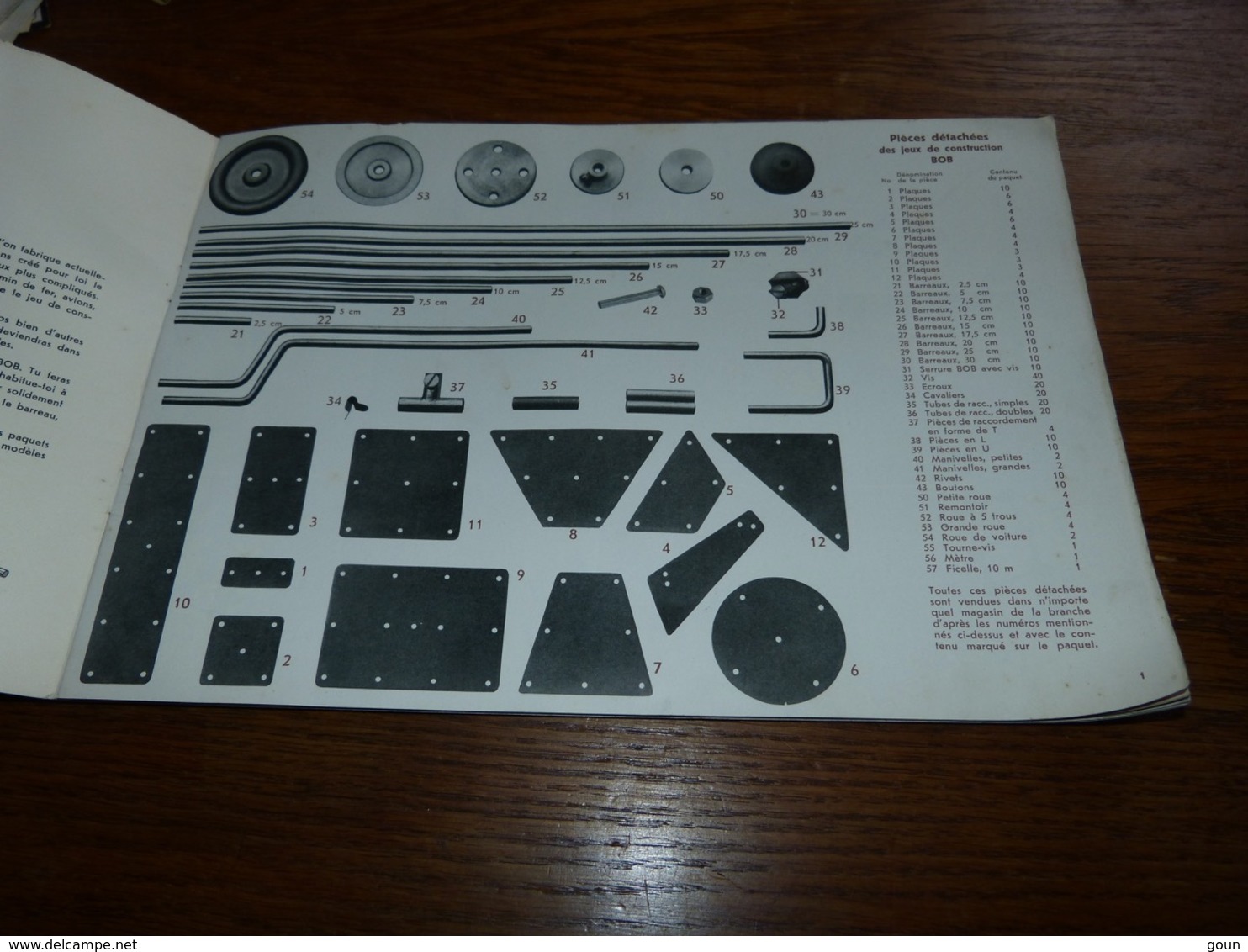 CB18 Catalogue Jeu De Construction Métallique Bob - Autres & Non Classés