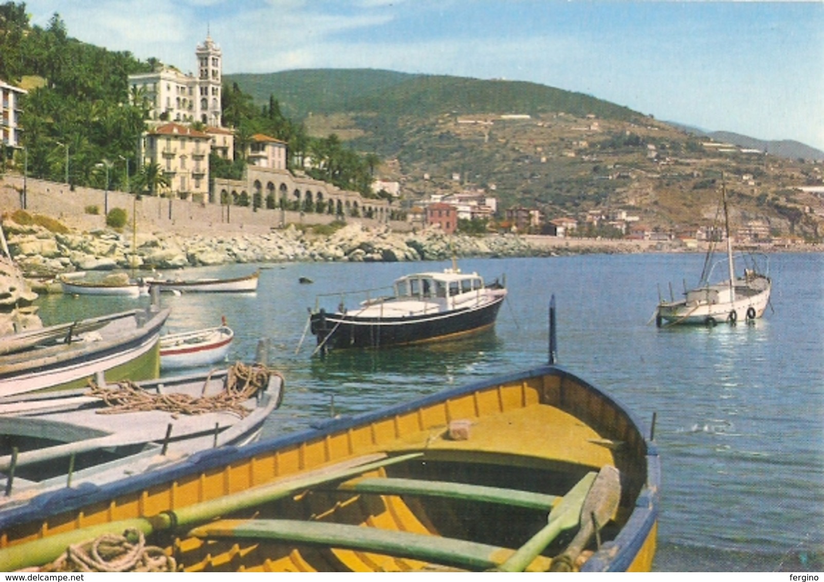 1736/A/FG/20 - BORDIGHERA (IMPERIA) - Scorcio Panoramico Visto Dal Porto - Imperia