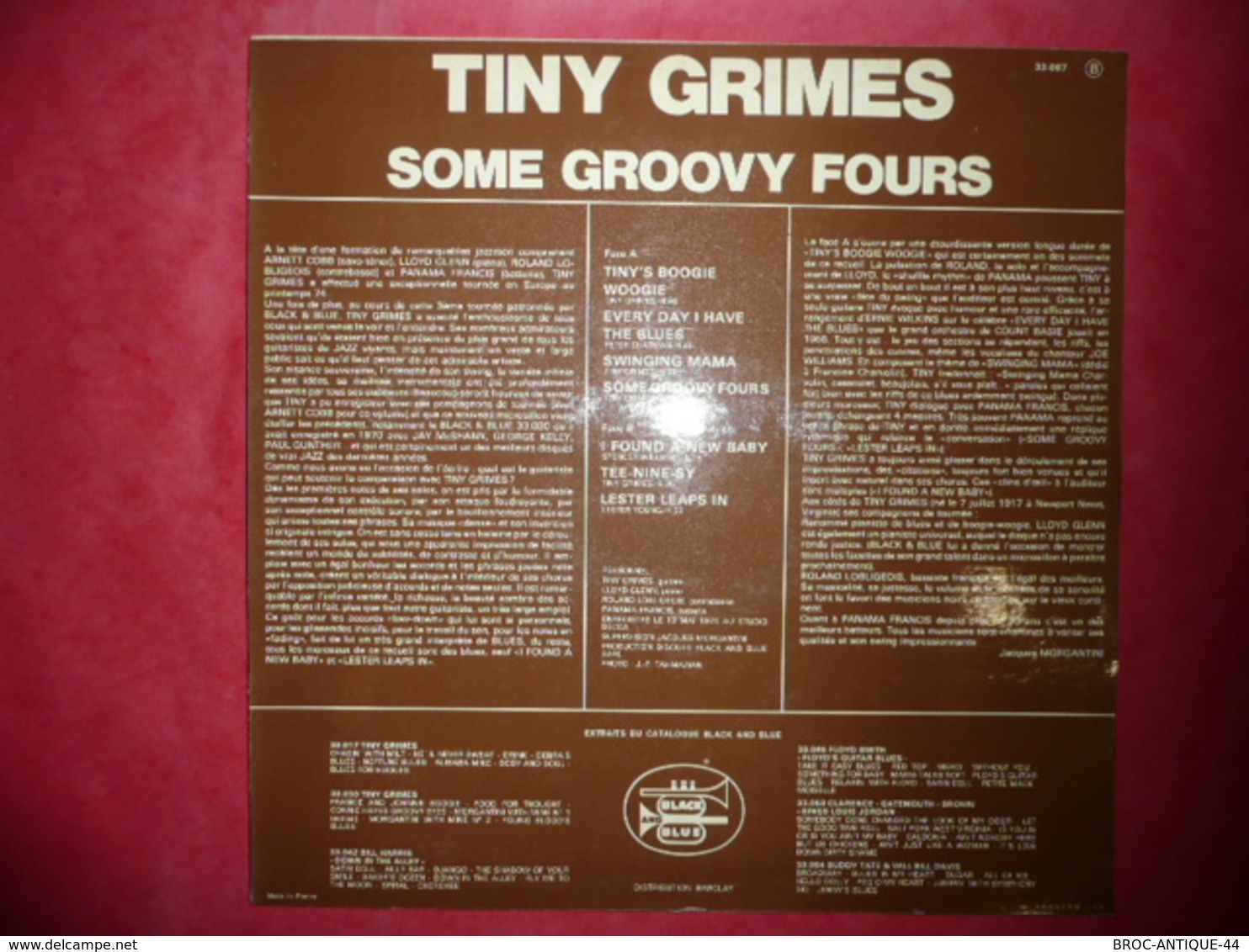 LP N°3156 - TINY GRIMES - SOME GROOVY FOURS - 33067 - POCHETTE DIFFERENTE - Jazz