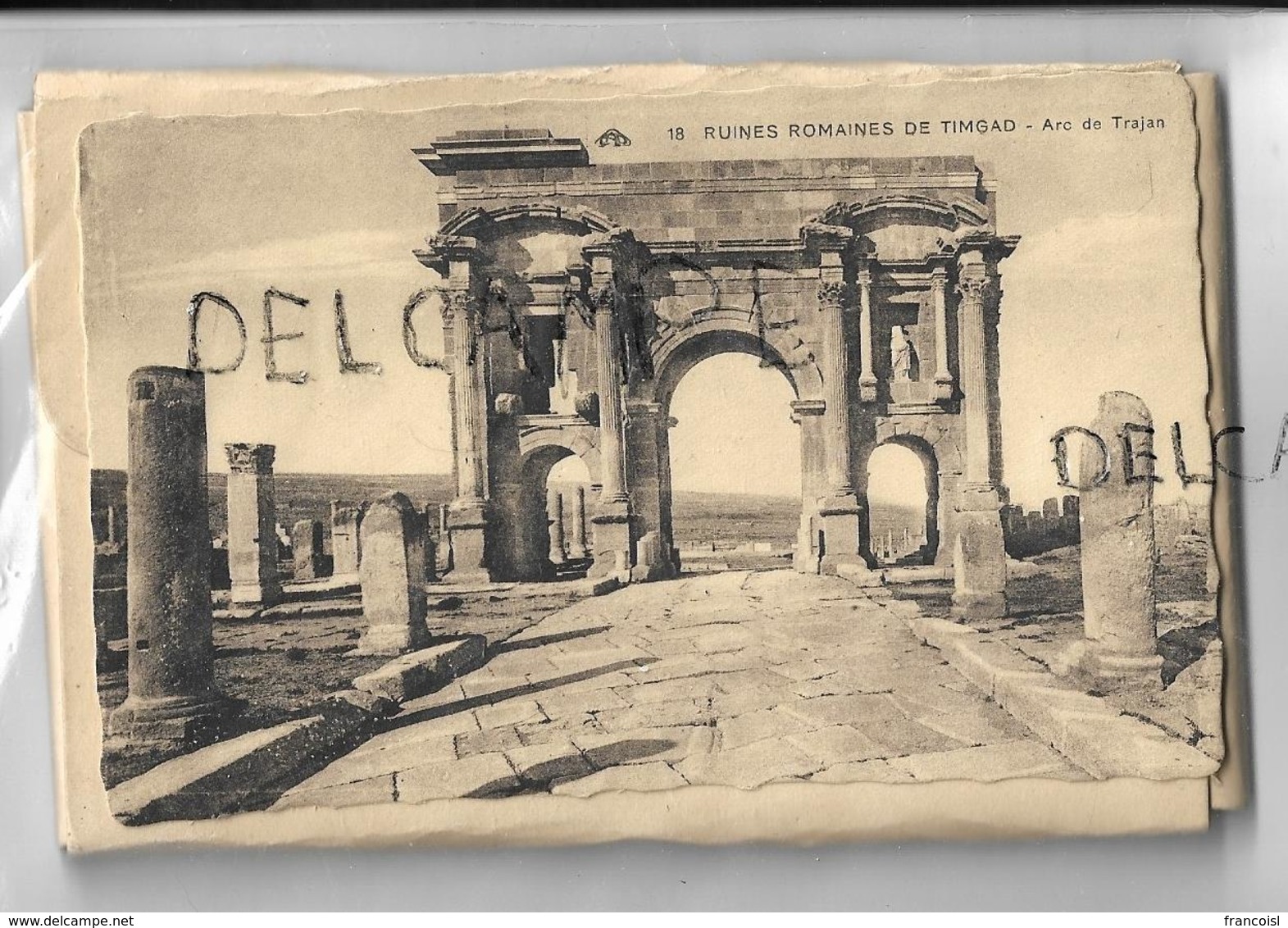 Carnet De 19 Cartes Postales  Des Ruines Romaines De Timgad. - Autres & Non Classés