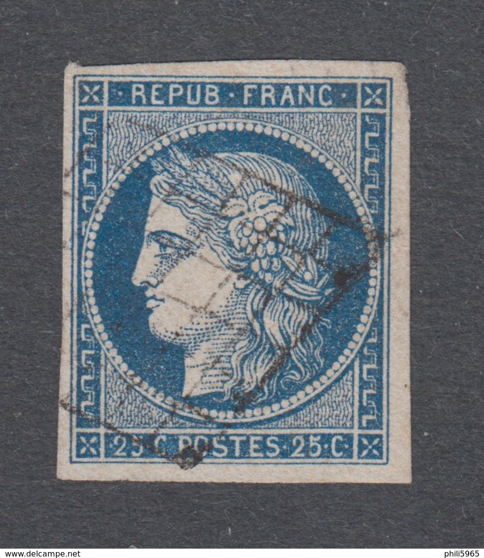 France - Timbres Oblitérés - Type Cérès - N°4a - Cote: 75 Euros - TB - 1849-1850 Ceres