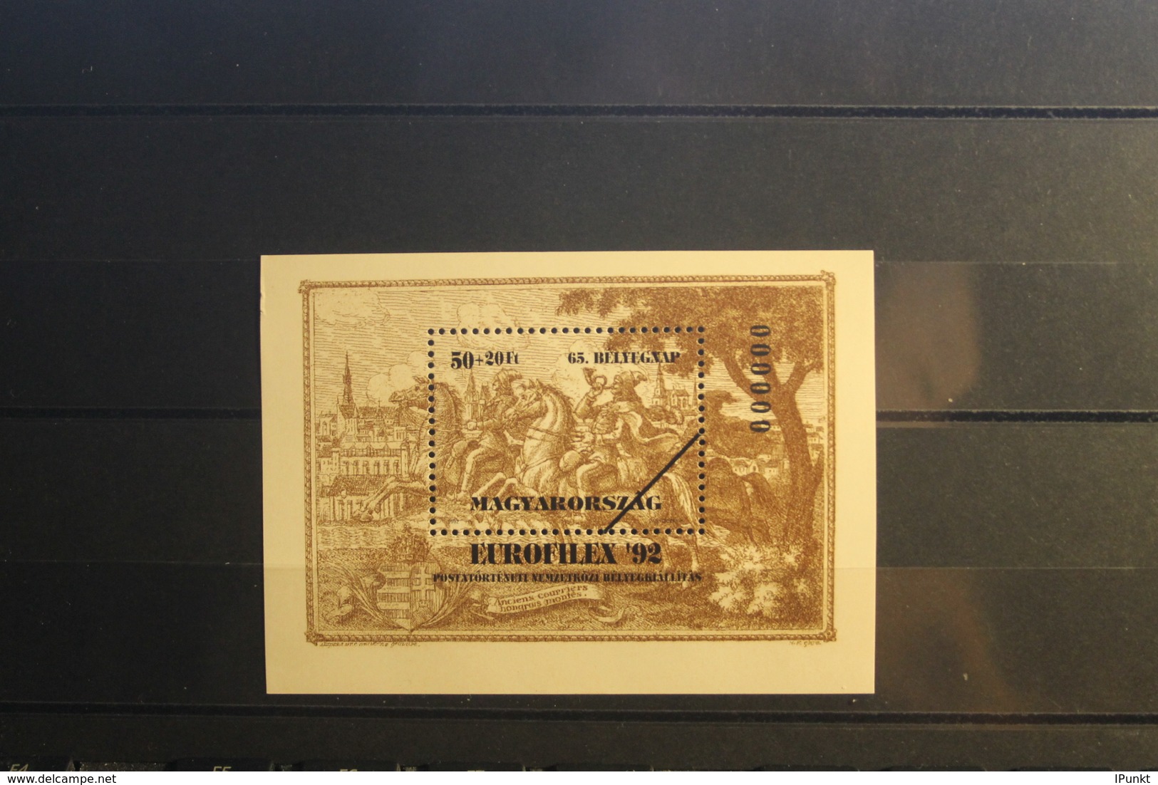 Ungarn Block EUROFILEX '92, 1992, SPECIMEN, MUSTER, Ungummiert, Nummeriert - Other & Unclassified