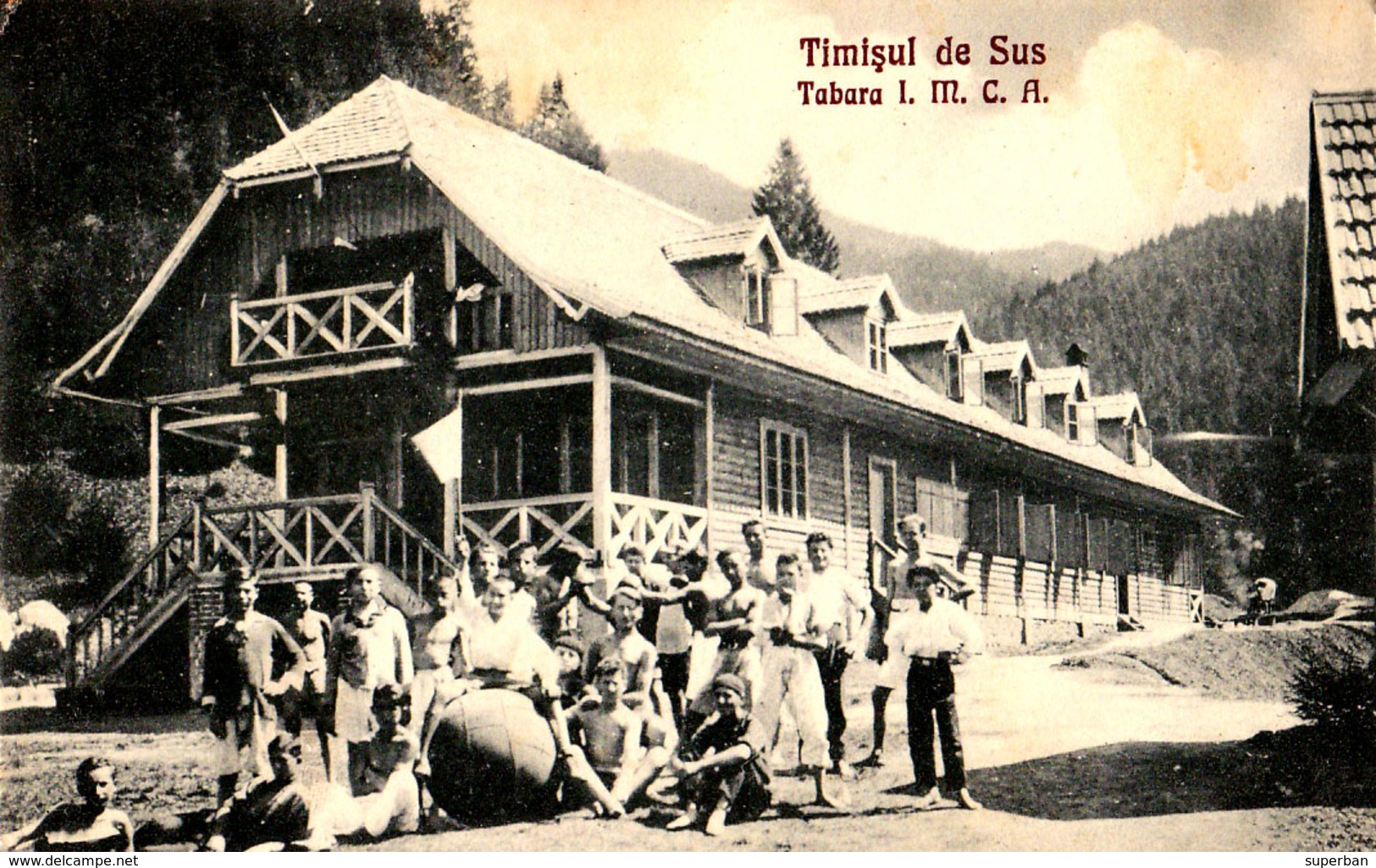 TIMISUL DE SUS / BRASOV : TABARA I.M.C.A. ( YMCA ) / ASOCIATIA CRESTINA A TINERILOR - ANNÉE / YEAR ~ 1925 - '929 (ae409) - Romania