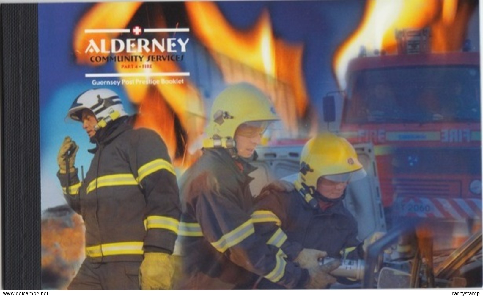 ALDERNEY   2004   PRESTIGE  BOOKLET   COMMUNITY SERVICES FIREMAN   SG ASB14  MNH - Alderney