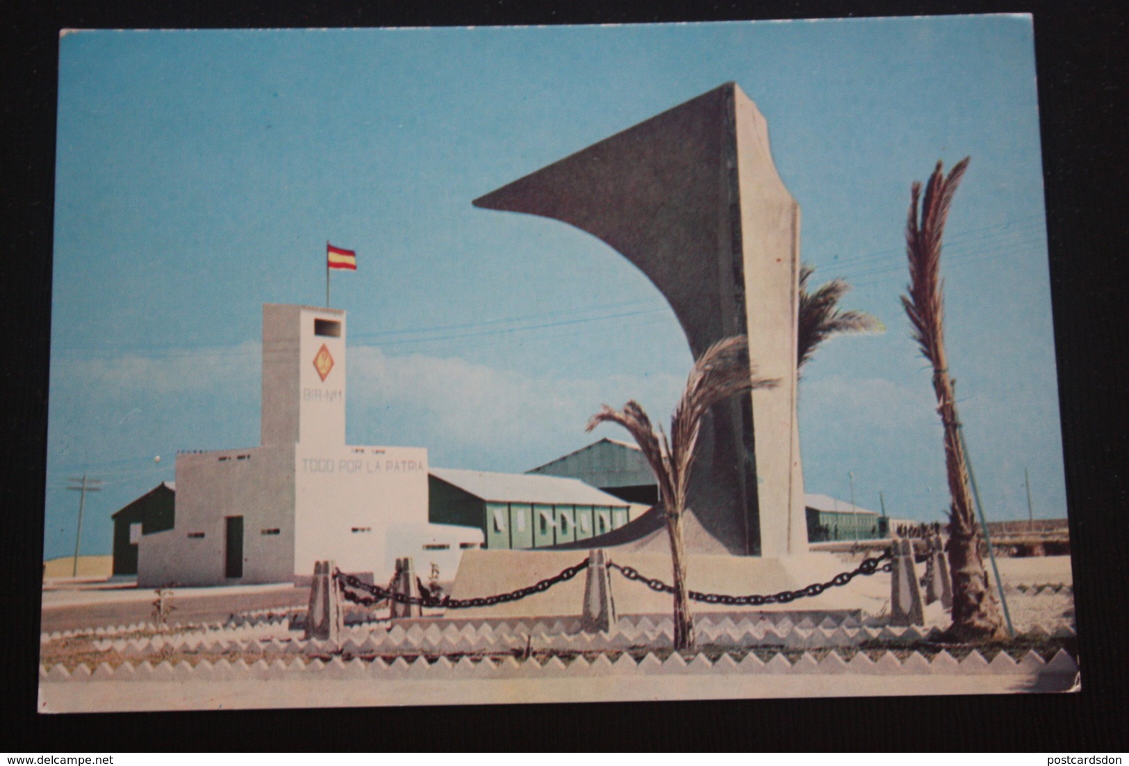 WESTERN SAHARA. AAIUN Sahara Espanol (A.O.E.)  1960s Army's Batallion Area - Westsahara