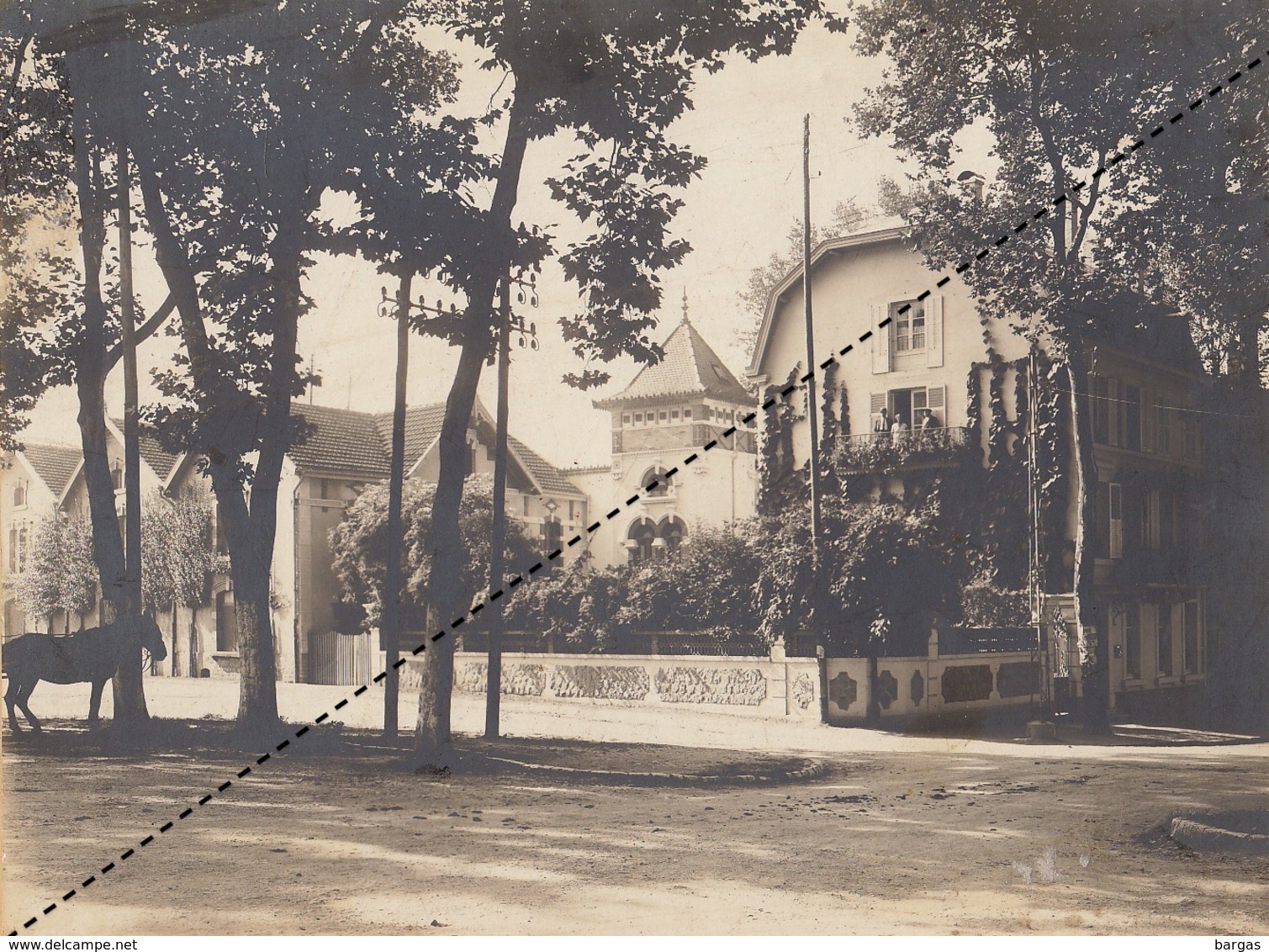 Grande Photo Sur Carton Villa à Charmes Sur Moselle Vosges - Lieux