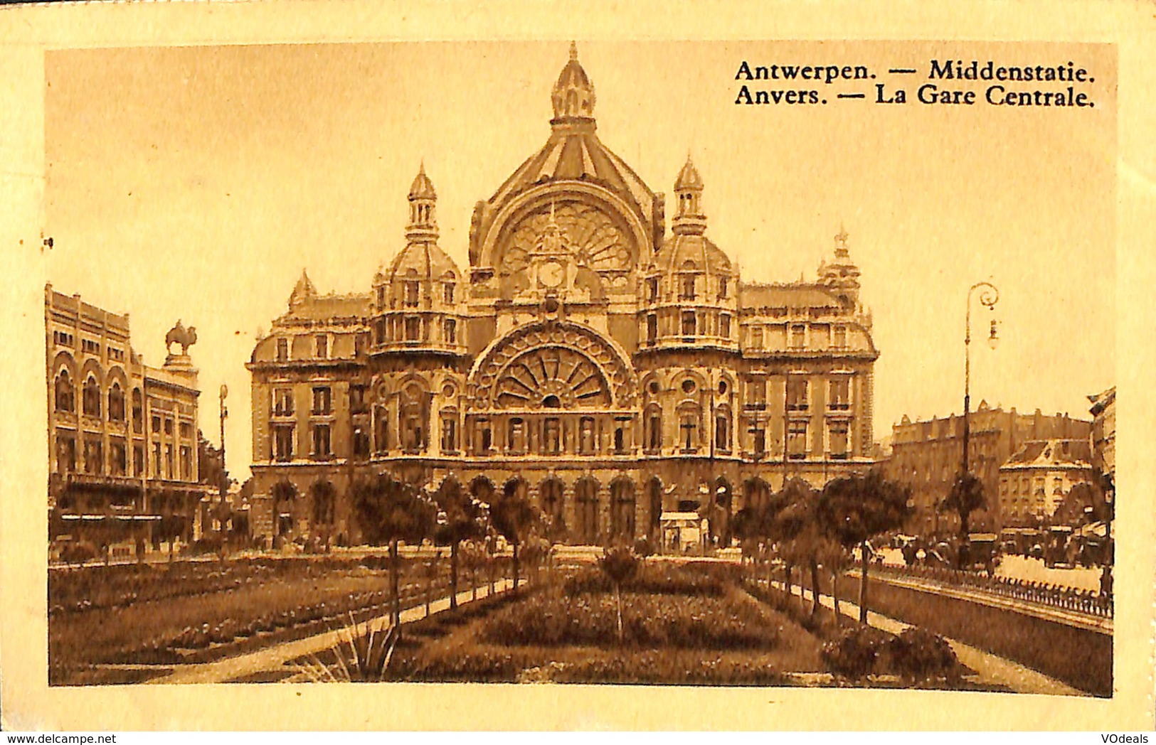 025 538 - CPA - Belgique - Antwerpen - Anvers - La Gare Centrale - Comblain-au-Pont