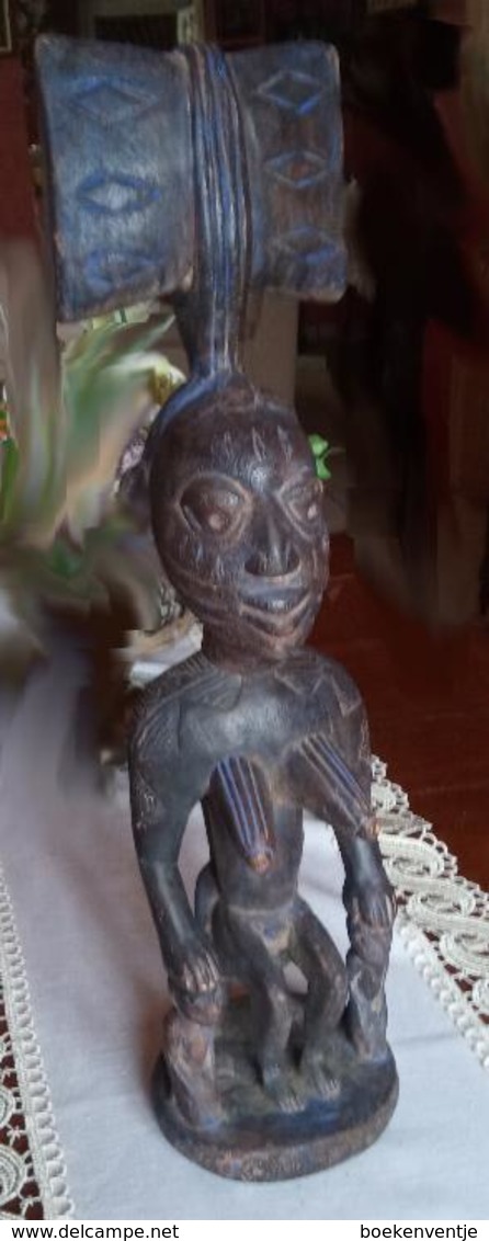 Yoruba Shango Nigeria - Vrouw Met Kinderen - Art Africain