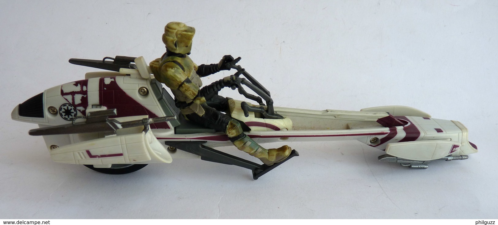 Figurine STAR WARS HASBRO ROTS BARC SPEEDER ET BARC TROOPER La Guerre Des Etoiles - Andere & Zonder Classificatie