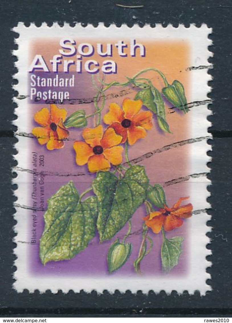 Südafrika Standard Postage Gest. Blumen - Gebraucht