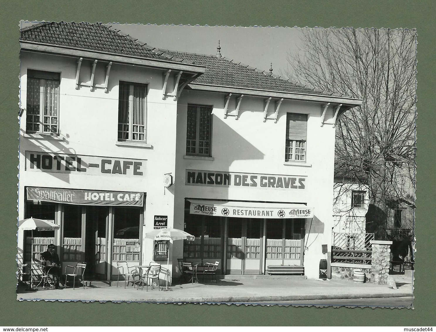 CARTE POSTALE 33 GIRONDE LA BREDE HOTEL RESTAURANT MAISON DES GRAVES DENTELEE - Sonstige & Ohne Zuordnung