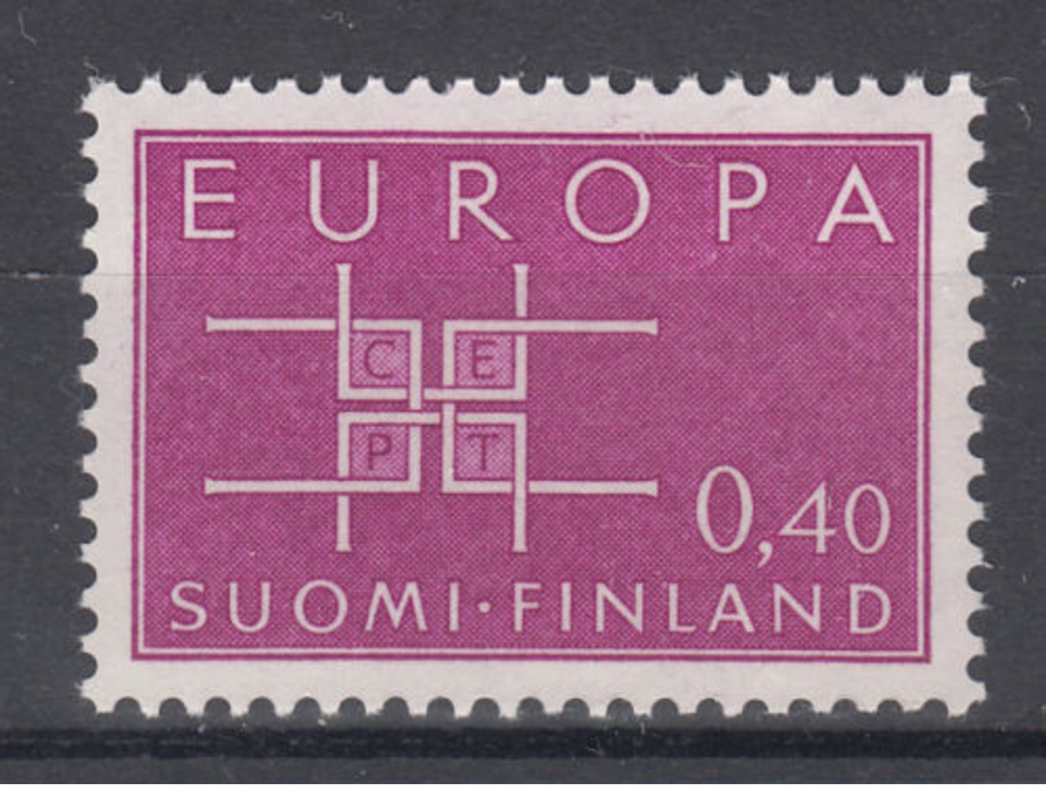 Timbres EUROPA CEPT FINLANDE 1963 N° Y&t 556 Neuf(s) ** MNH Luxe - 1963