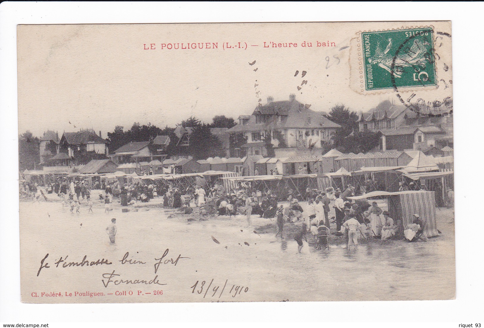 LE POULIGUEN - L'Heure Du Bain - Le Pouliguen