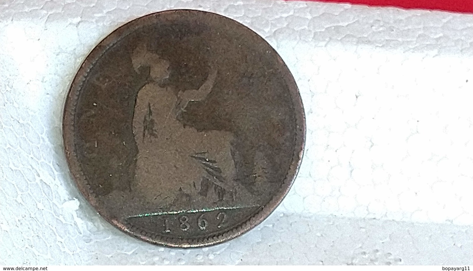 MONEDA COIN MUNZE 1 PENIQUE PENNY 1862 #4 - Autres & Non Classés