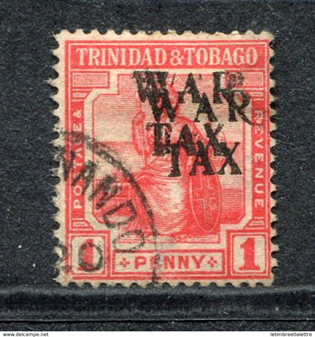 Trinité - N° 92a - Oblitéré - Variété : Surcharge Double - Trinité & Tobago (...-1961)