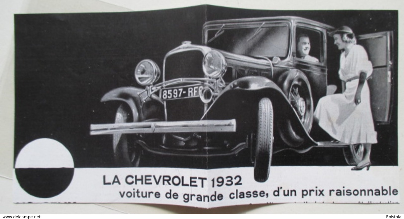 Voiture  Chevrolet     - Coupure De Presse De 1932 - Voitures