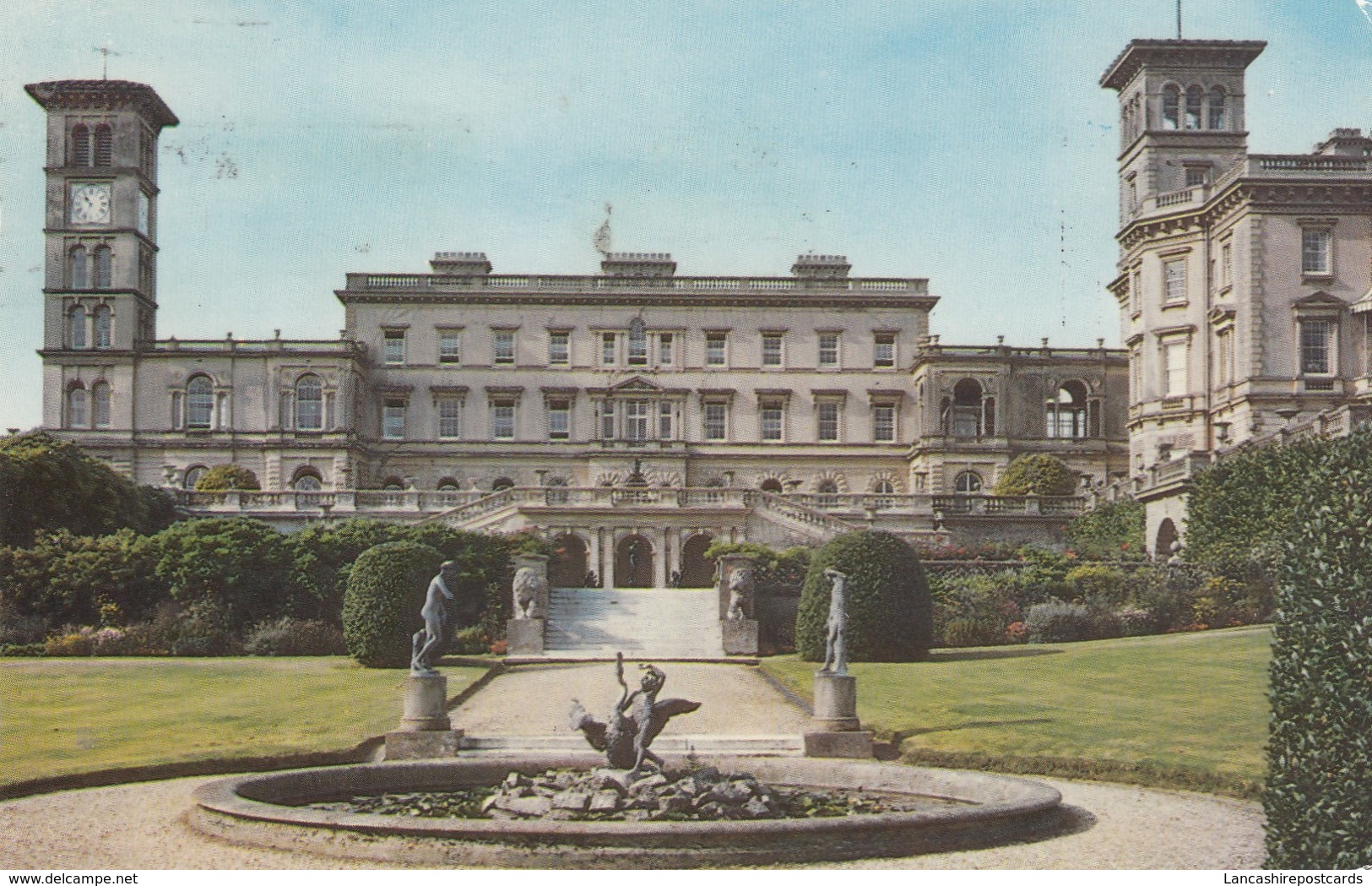 Postcard Osborne House East Cowes PU 1976 My Ref  B14088 - Cowes