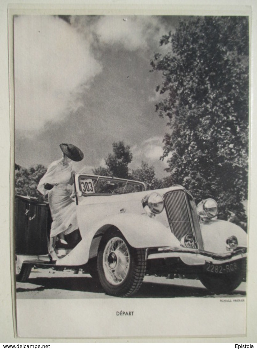 Voiture Condutrice  - Coupure De Presse De 1937 - Voitures