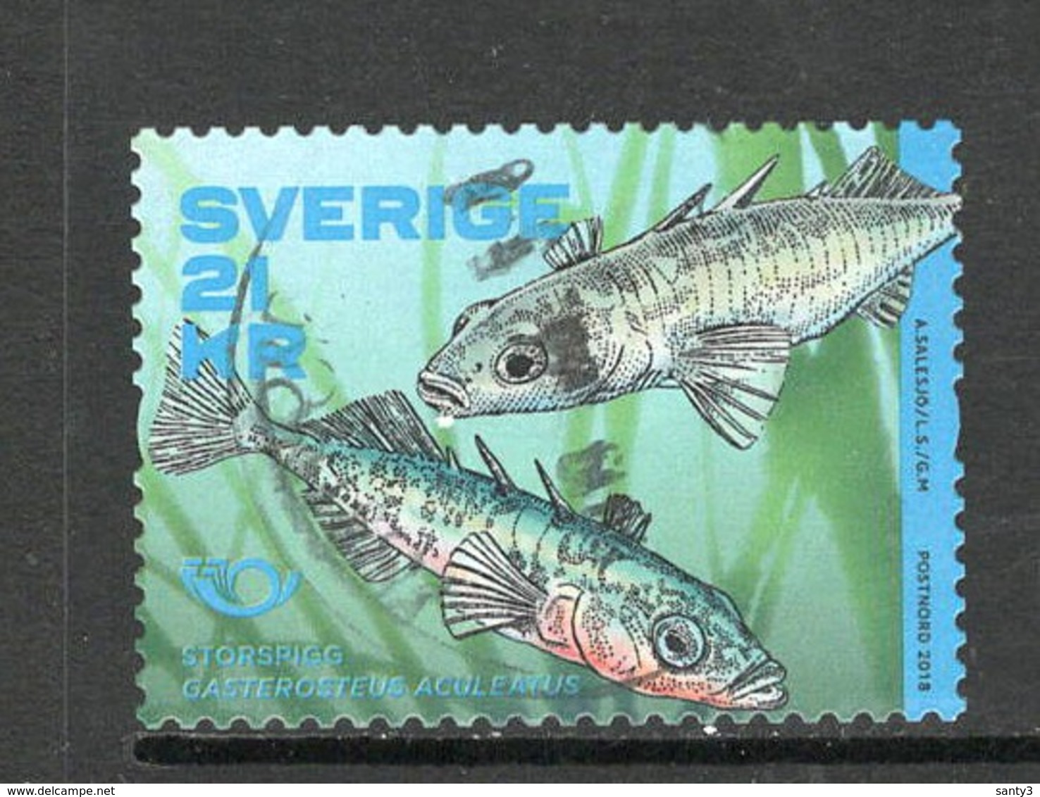 Zweden 2018, Yv 3206,  Hoge Waarde, Gestempeld - Used Stamps