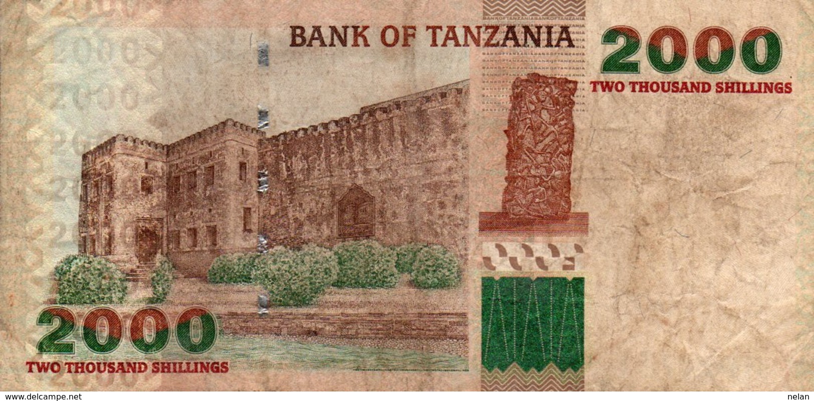 TANZANIA 2000 SHILINGI 2003 P-37a   Circ. - Tansania