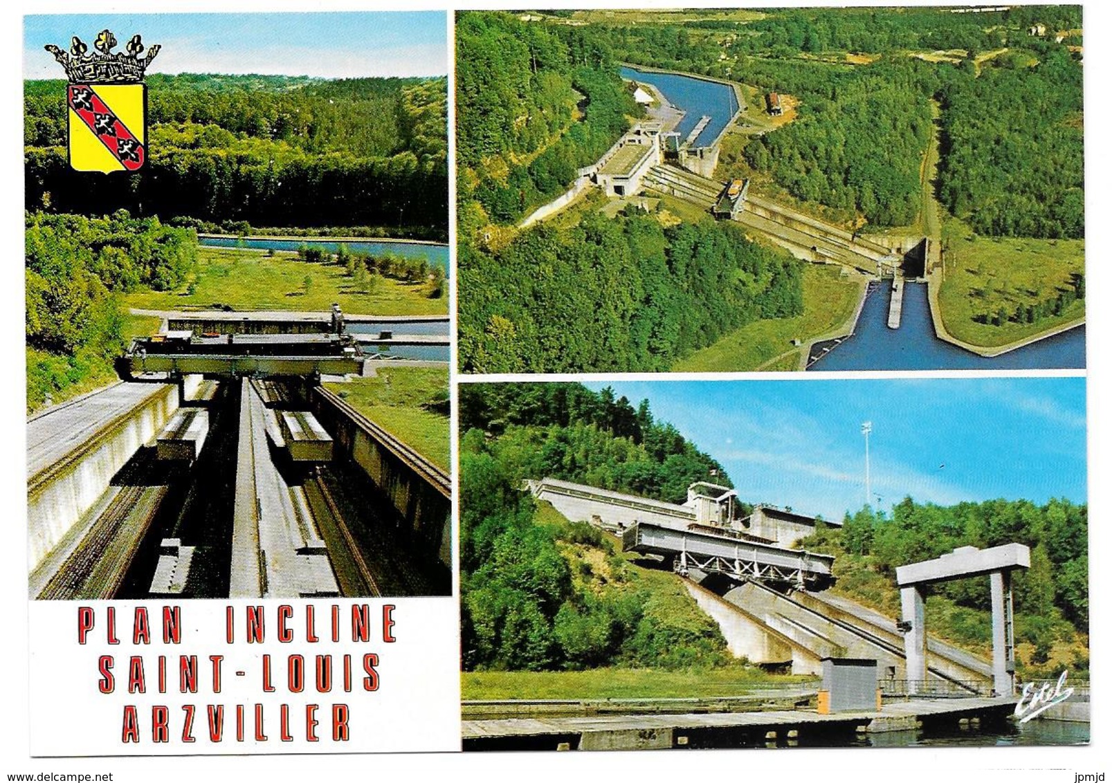 57 - PLAN INCLINÉ TRANSVERSAL - CANAL DE LA MARNE AU RHIN - SAINT LOUIS ARZVILLER - Ed. ESTEL N° 4424 W - Arzviller