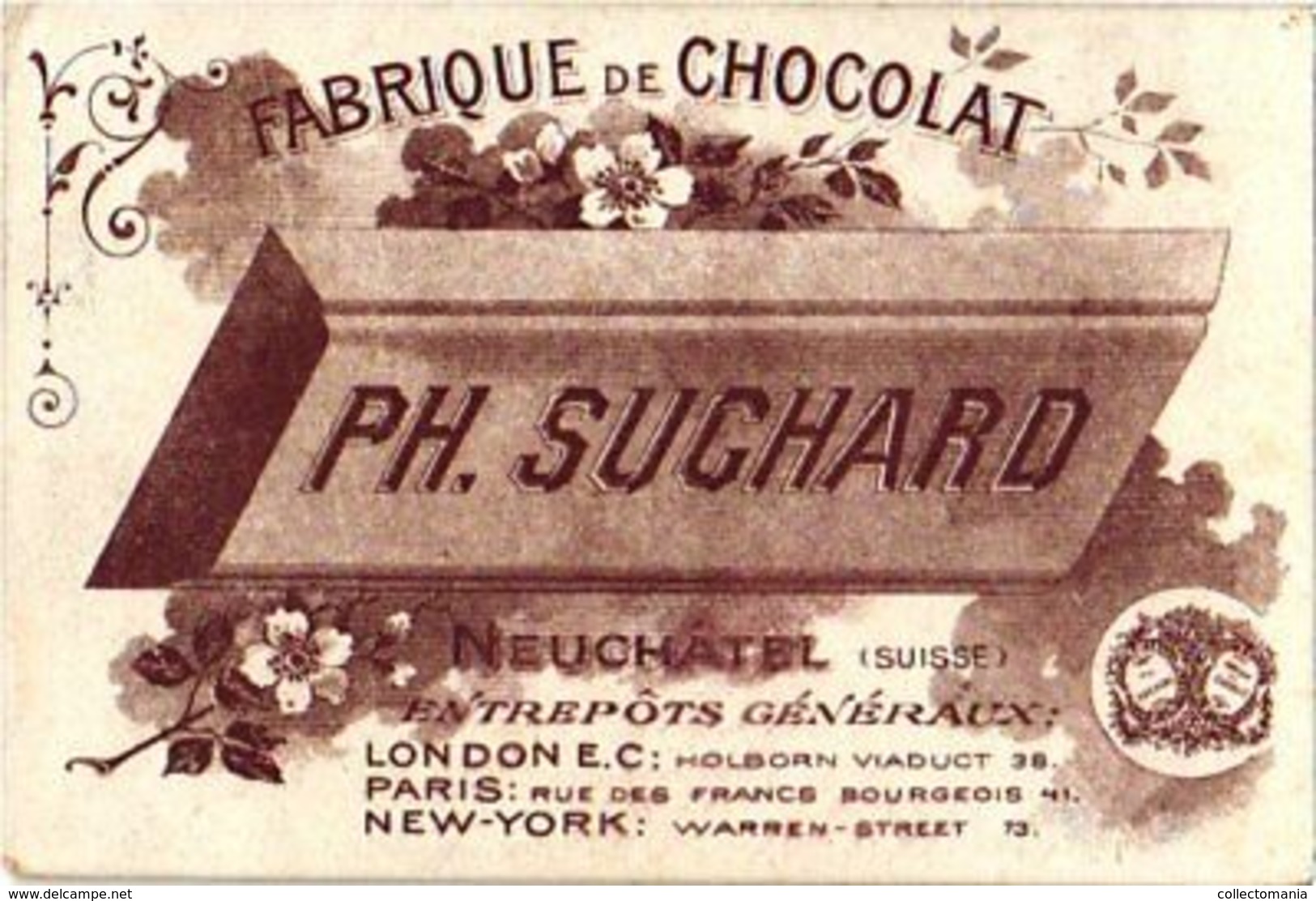 6 chromo trade cards litho cards chocolate SUCHARD set 52 A  c1896 Willem Tell - fabrique Suisse Switserland VG