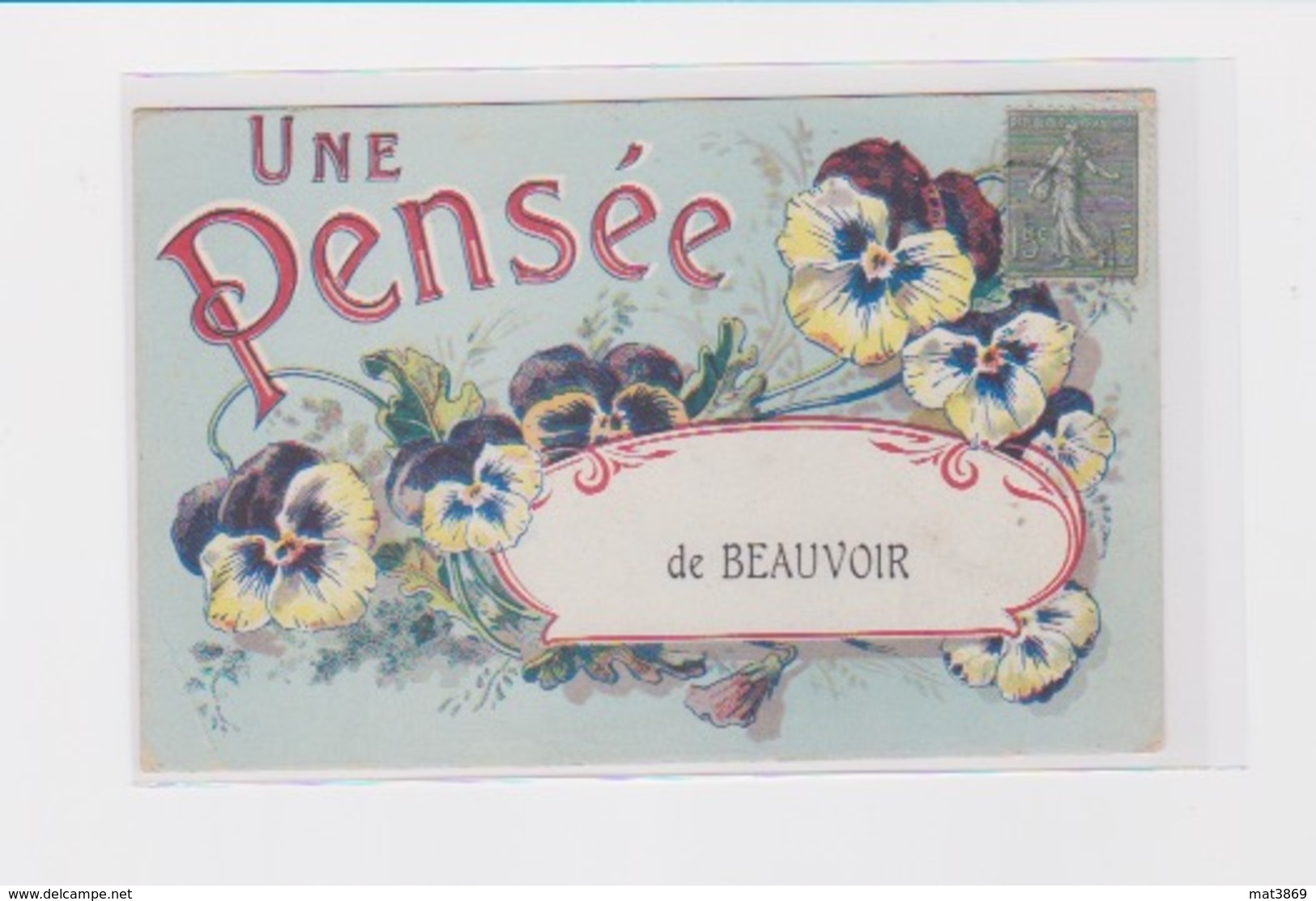 BEAUVOIR SUR NIORT PENSEE - Beauvoir Sur Niort