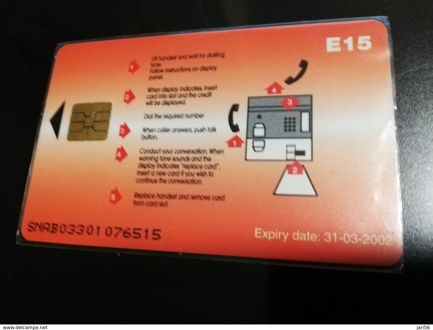 SWASILAND CHIPCARD  E15 AIDS     USED CARD **1053** - Swaziland