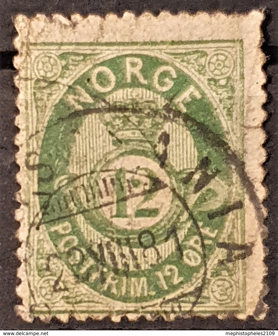 NORWAY 1877/78 - Canceled - Sc# 26 - 12o - Usados