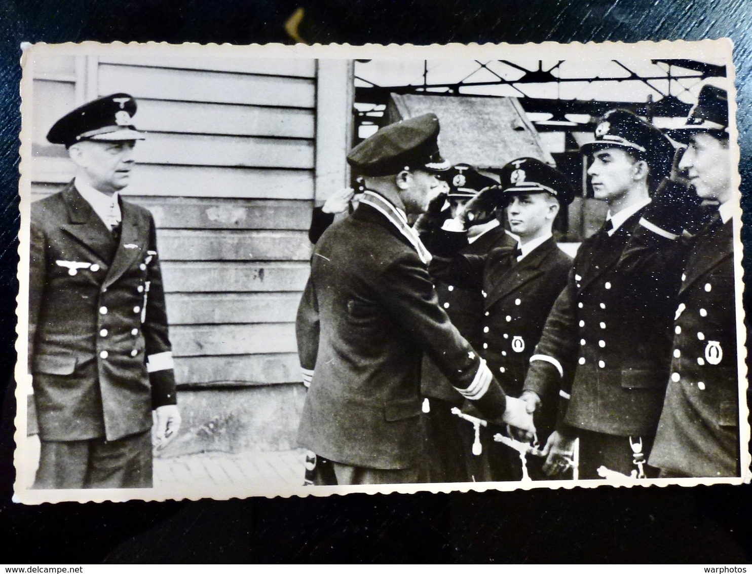 GERMAN Photo WW2 WWII ARCHIVE : Officiers  _ KRIEGSMARINE - Guerre, Militaire