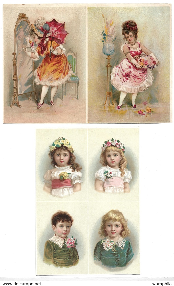 Un Lot De 13 Images Chromos Sur Le Thême De L'enfance. - Albums & Catalogues