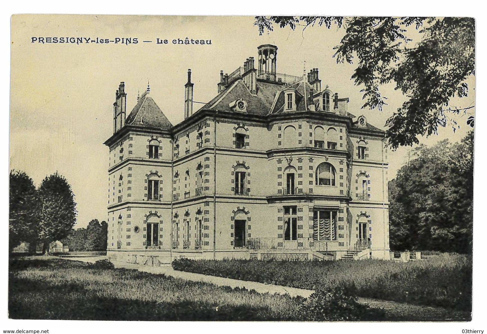 CPA 45 PRESSIGNY-LES-PINS LE CHATEAU - Other & Unclassified