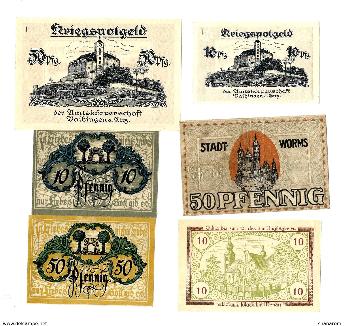 Allemagne // NOTGELD // Collection // Years 1919 // SET OF 115 notes