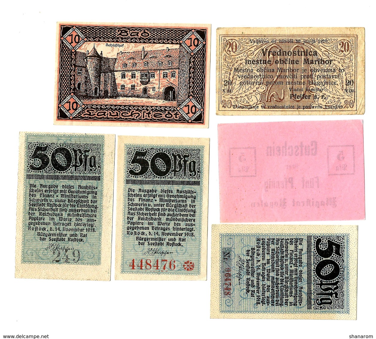 Allemagne // NOTGELD // Collection // Years 1919 // SET OF 115 notes