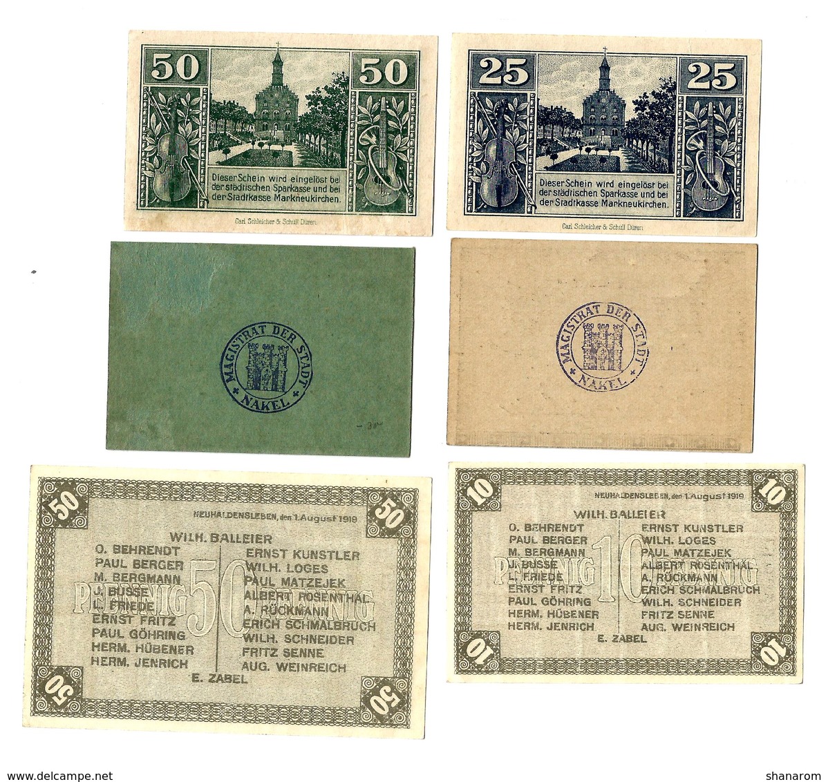 Allemagne // NOTGELD // Collection // Years 1919 // SET OF 115 notes