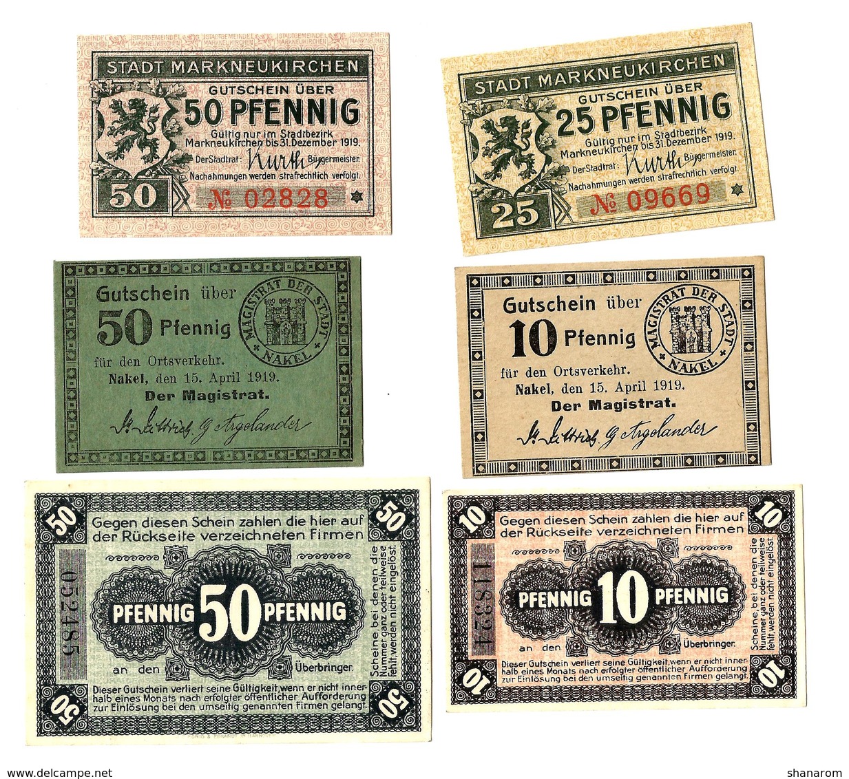 Allemagne // NOTGELD // Collection // Years 1919 // SET OF 115 notes