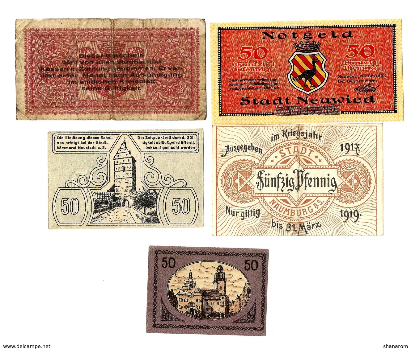 Allemagne // NOTGELD // Collection // Years 1919 // SET OF 115 notes