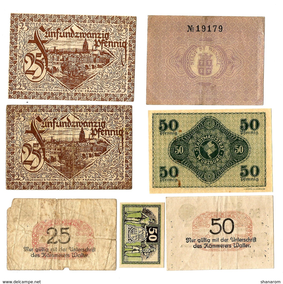 Allemagne // NOTGELD // Collection // Years 1919 // SET OF 115 notes