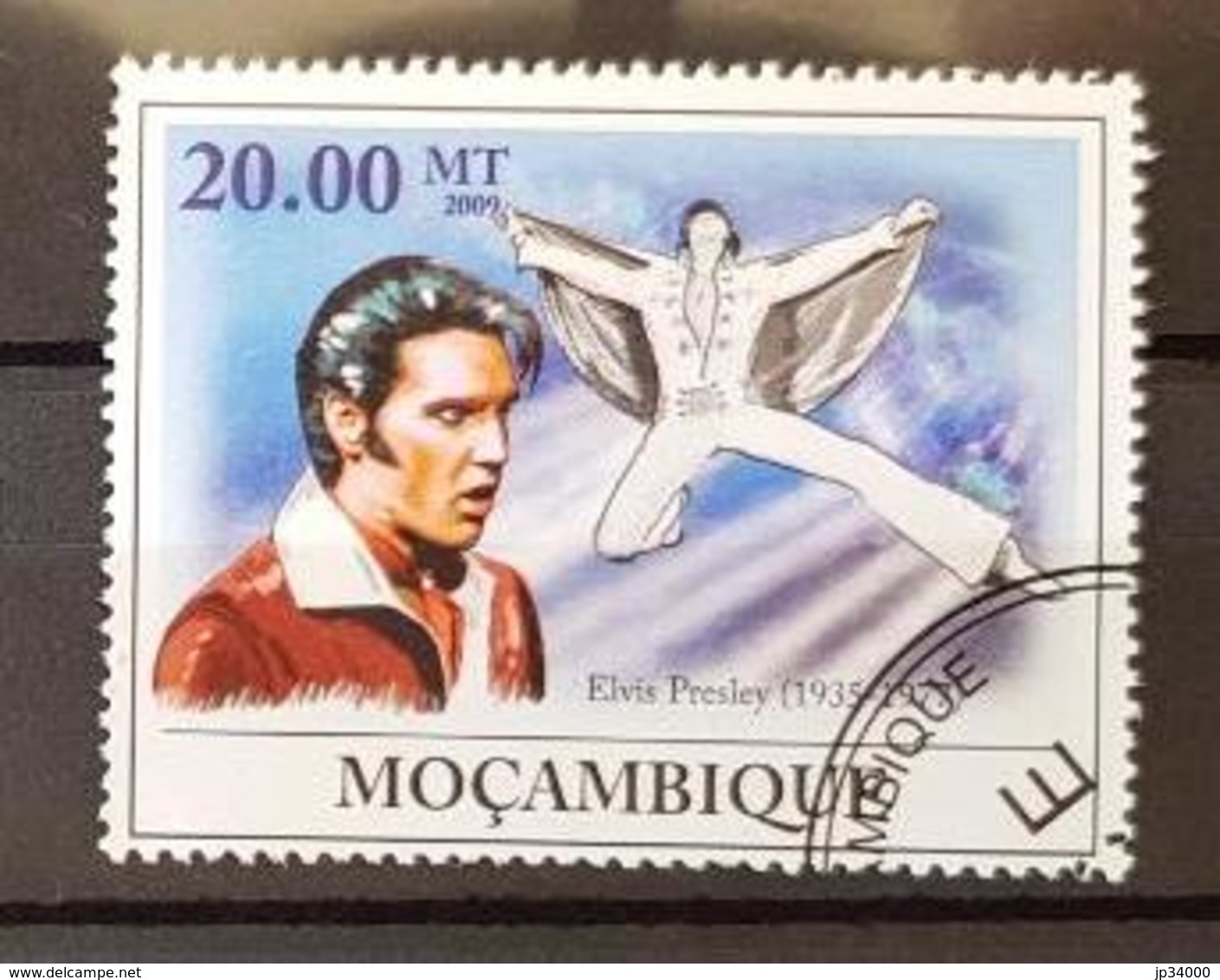 MOZAMBIQUE Elvis Presley 1 Valeur Oblitérée émise En 2009 - Elvis Presley