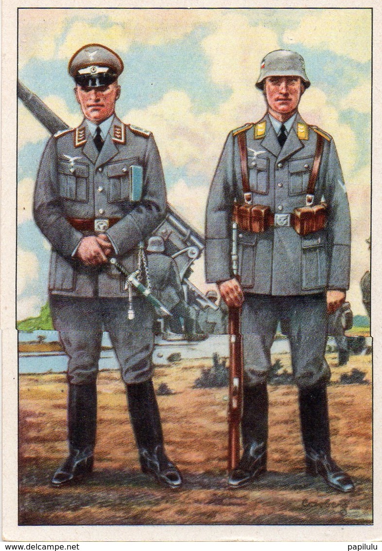 CHROMOS MILITARIA 16 :   Sergent De L'Air Force News Force, Soldat De L'Air Force - Autres & Non Classés