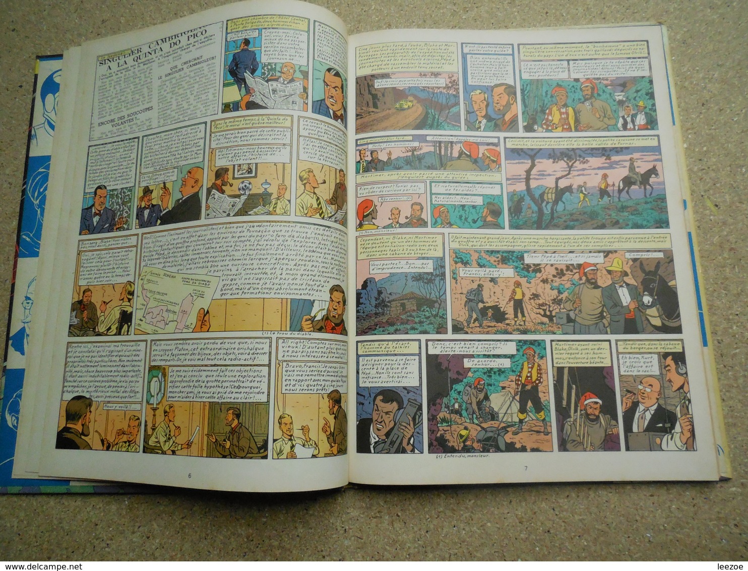 BD Blake et Mortimer n°6. L'Énigme de l'Atlantide, de Edgar Pierre Jacobs, Lombard, 1970-  4B010320