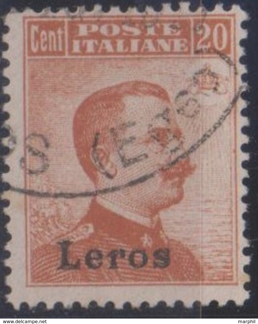 Italia Colonie Egeo Lero Leros 1917 SaN°9 (o) Vedere Scansione - Aegean (Lero)