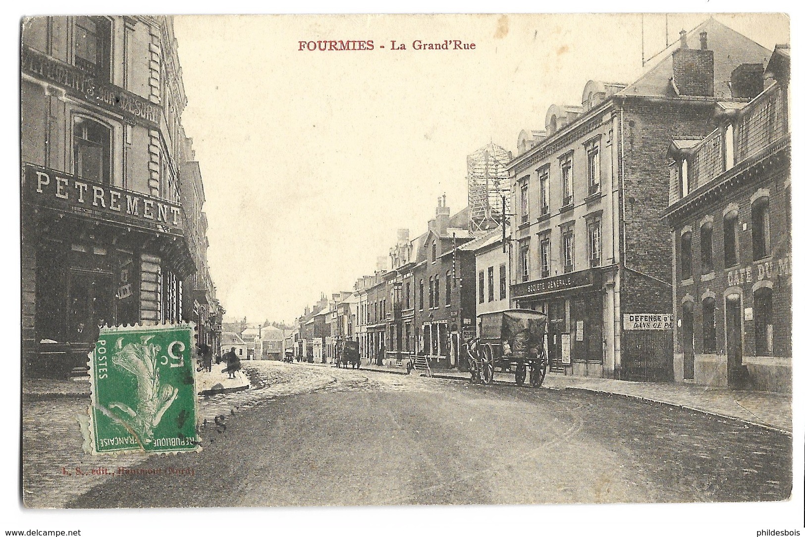 NORD  FOURMIES  La Grande Rue - Fourmies