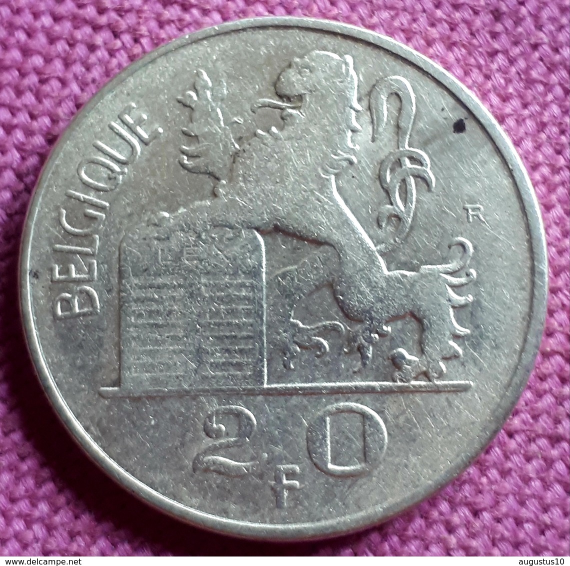 BELGIQUE : 20 FRANCS  1950 KM 140.1 ARGENT - 20 Francs