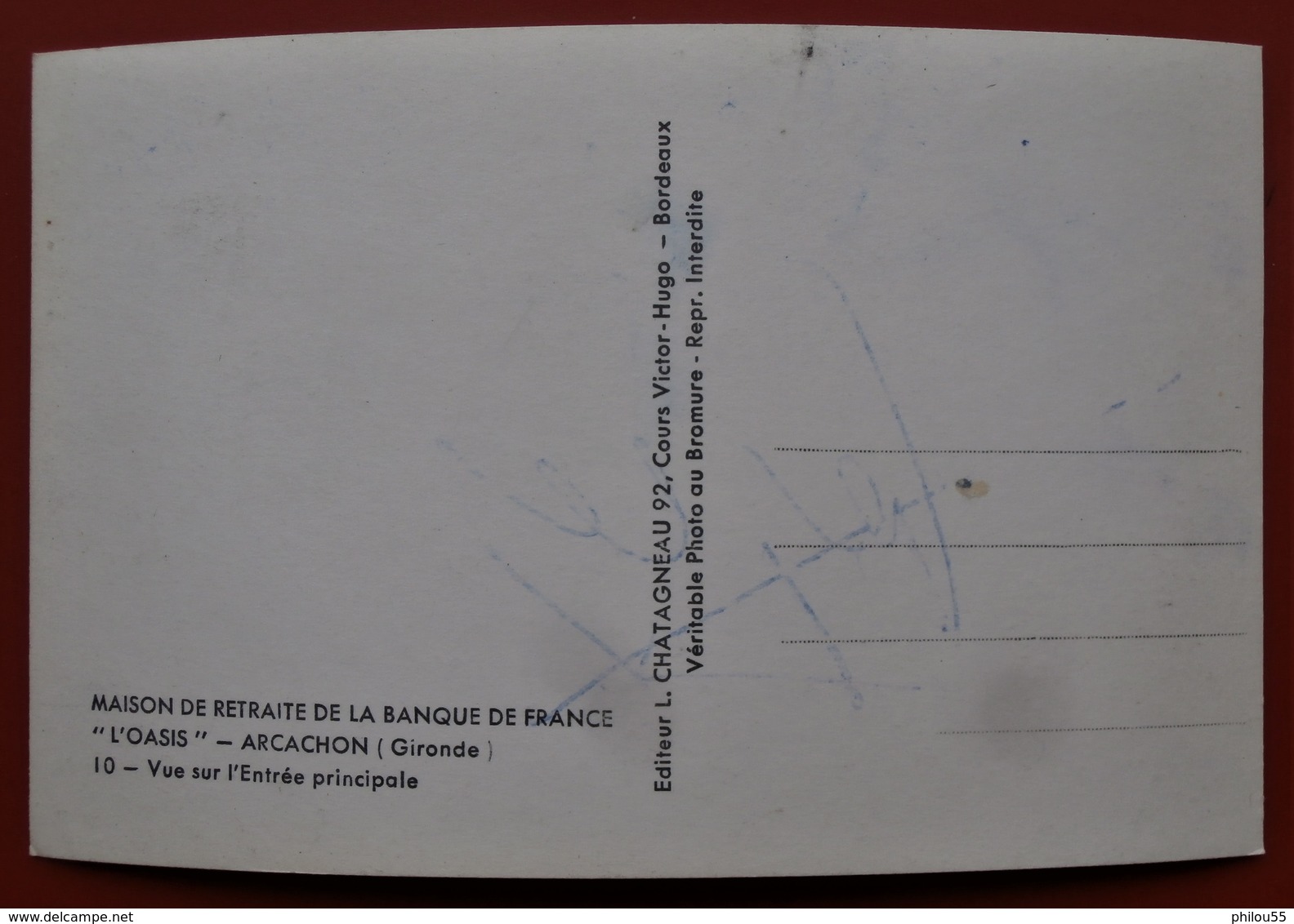 Cpsm Photo 33 ARCACHON  BANQUE DE FRANCE L'Oasis Maison De Retraite - Arcachon